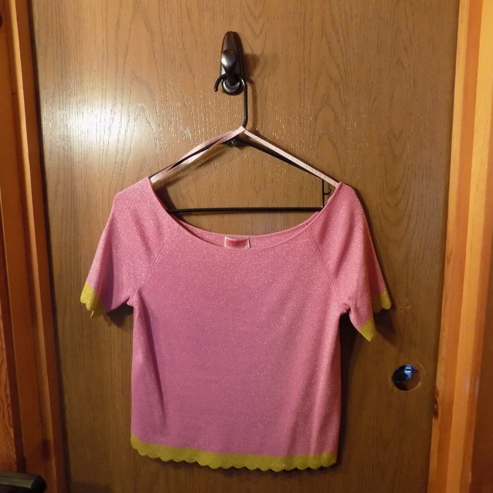 Scalloped Textured Sweater